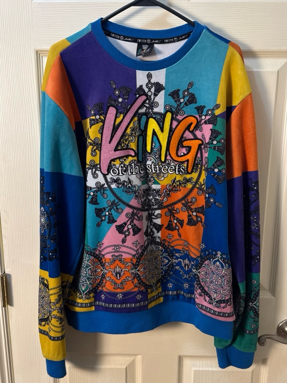 KING of the Streets Multicolor Crewneck Sweater